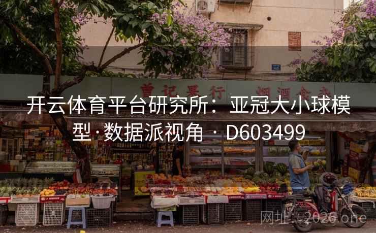 开云体育平台研究所:亚冠大小球模型·数据派视角 · D603499 第2张 开云体育平台研究所:亚冠大小球模型·数据派视角 · D603499 第2张
